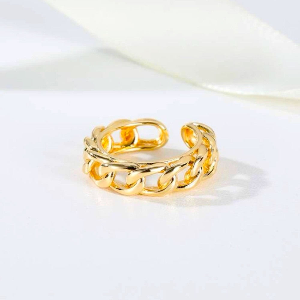 💍 18K Gold Plated Cuff Ring 💍